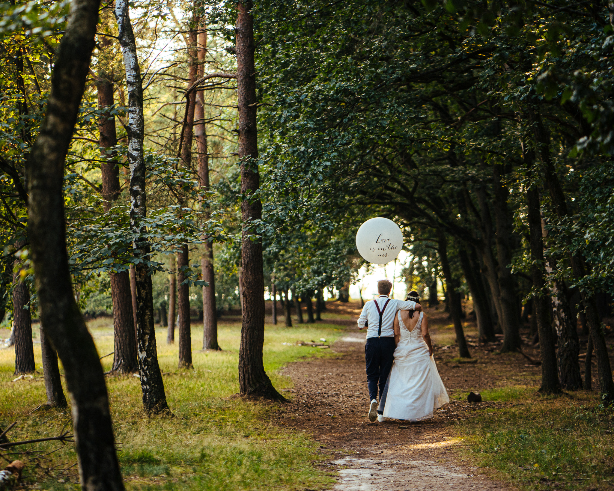 Hochzeits-Fotoshooting in der Lüneburger Heide