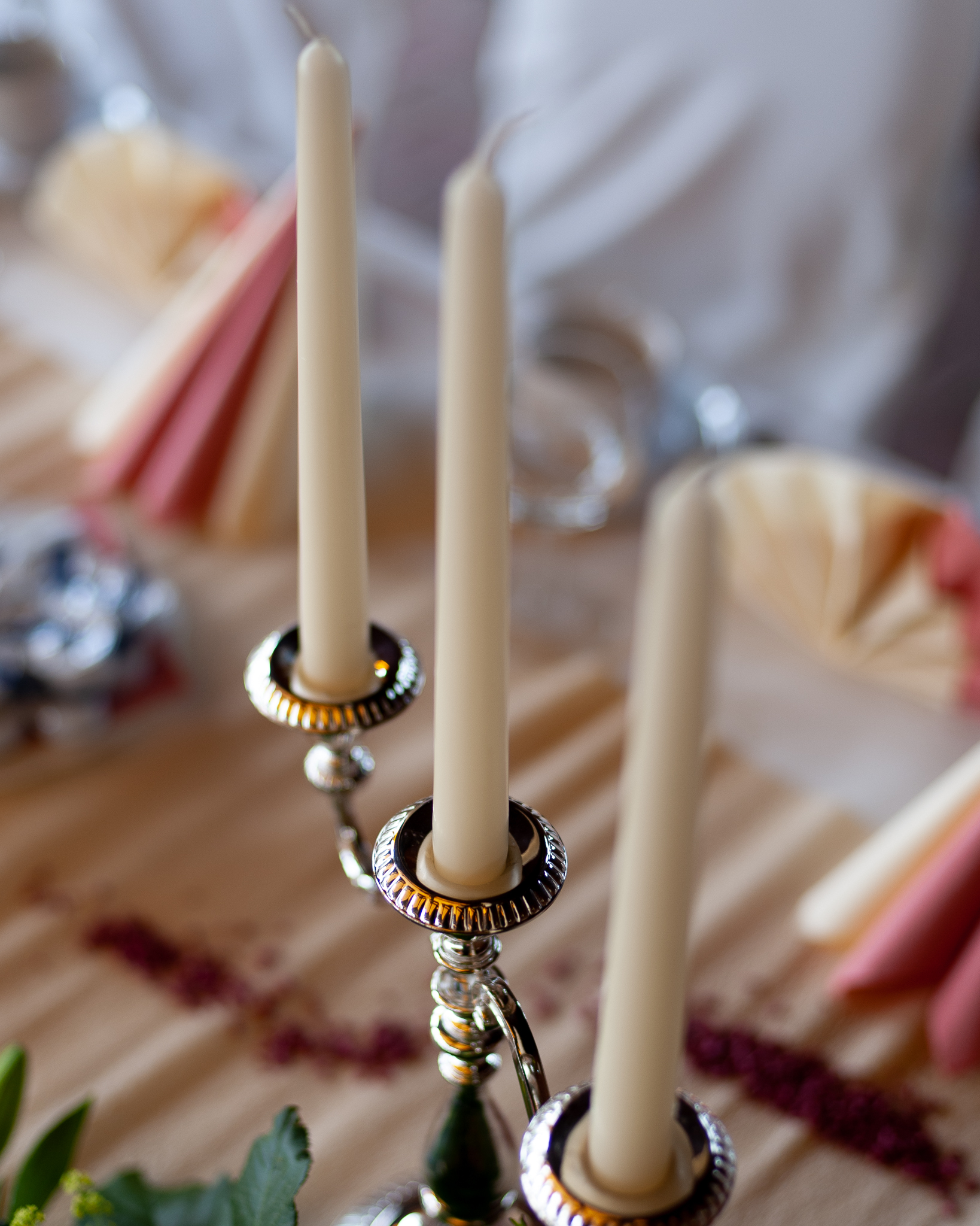 Kerzenständer Tischdeko Hochzeit