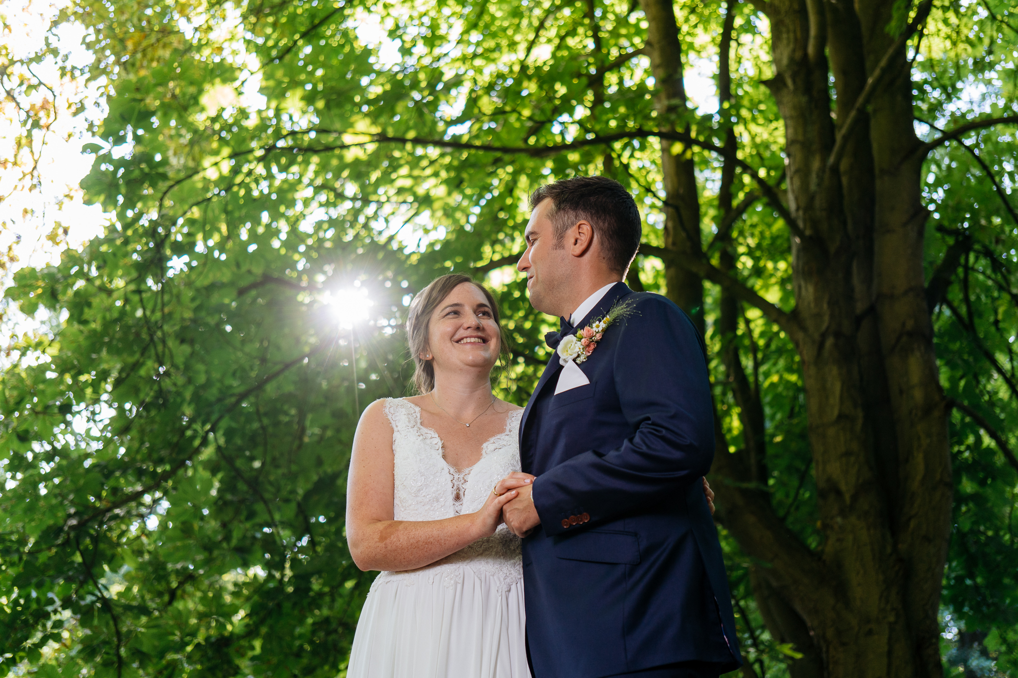 Hochzeitsportrait Mellingburger Schleuse