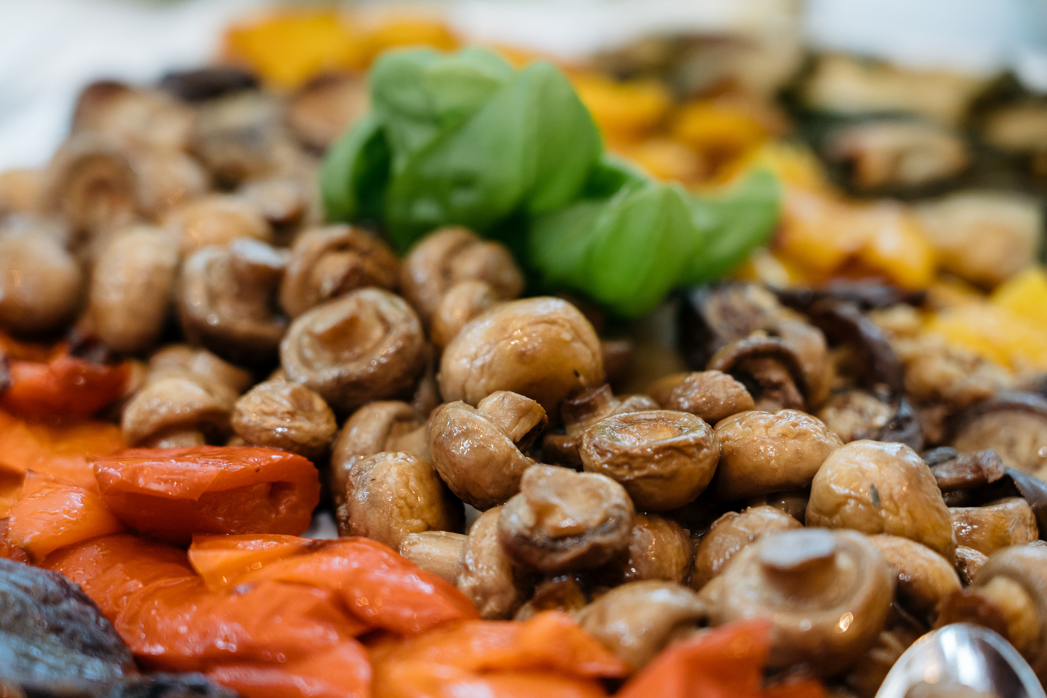 Antipasti mit Champignons