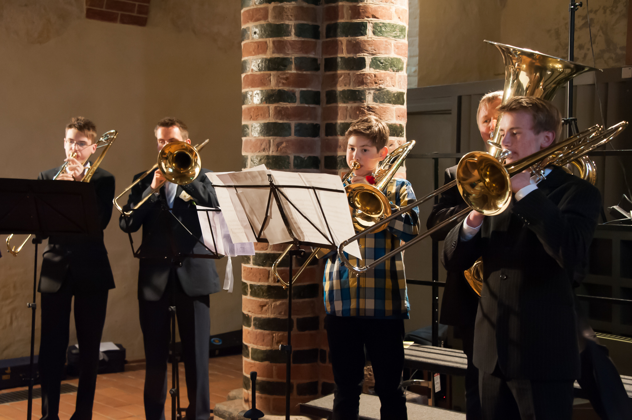 Trompetenchor in der Hochzeitskirche